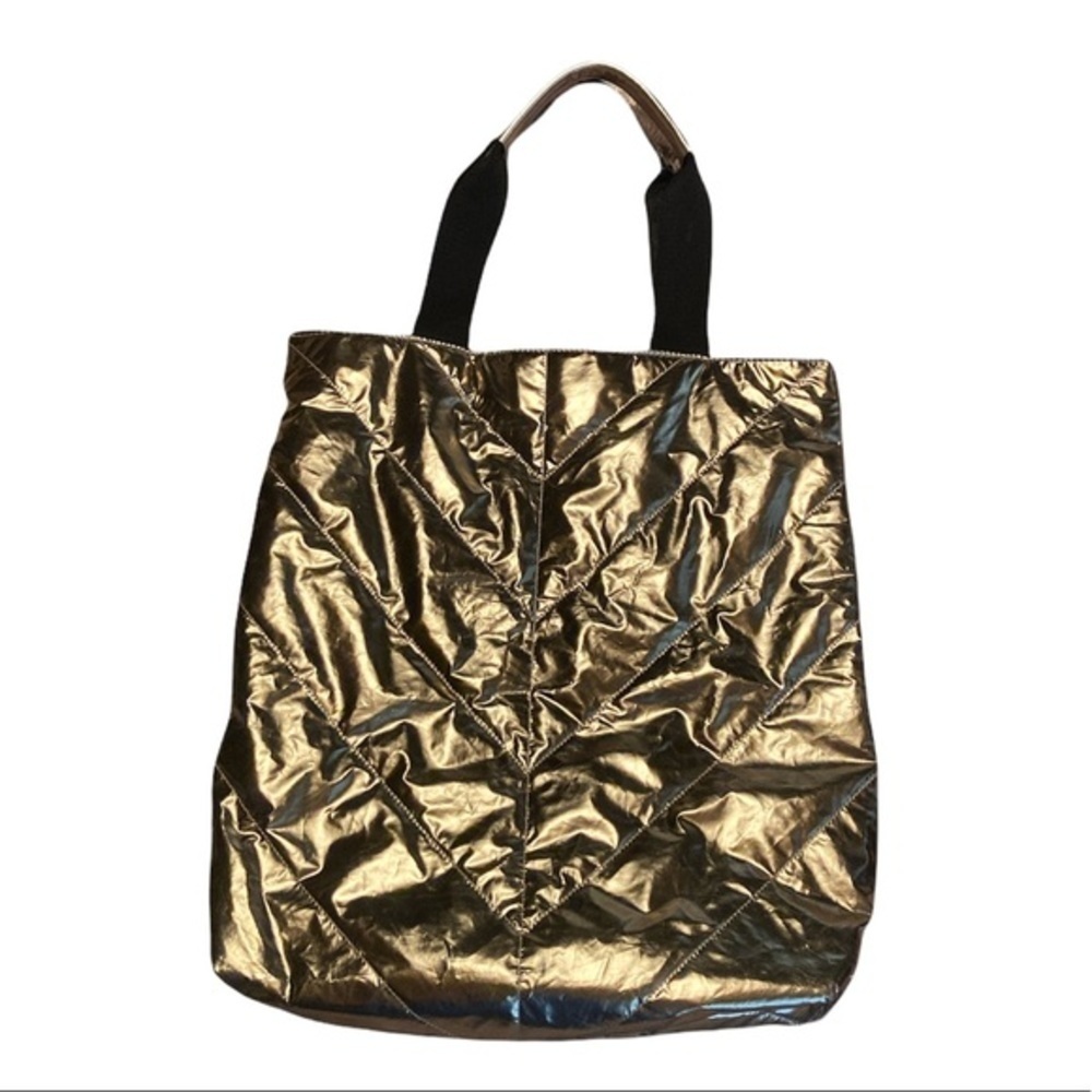 VICTORIA’S SECRET Metallic Quilted Tote - Picture 4 of 10